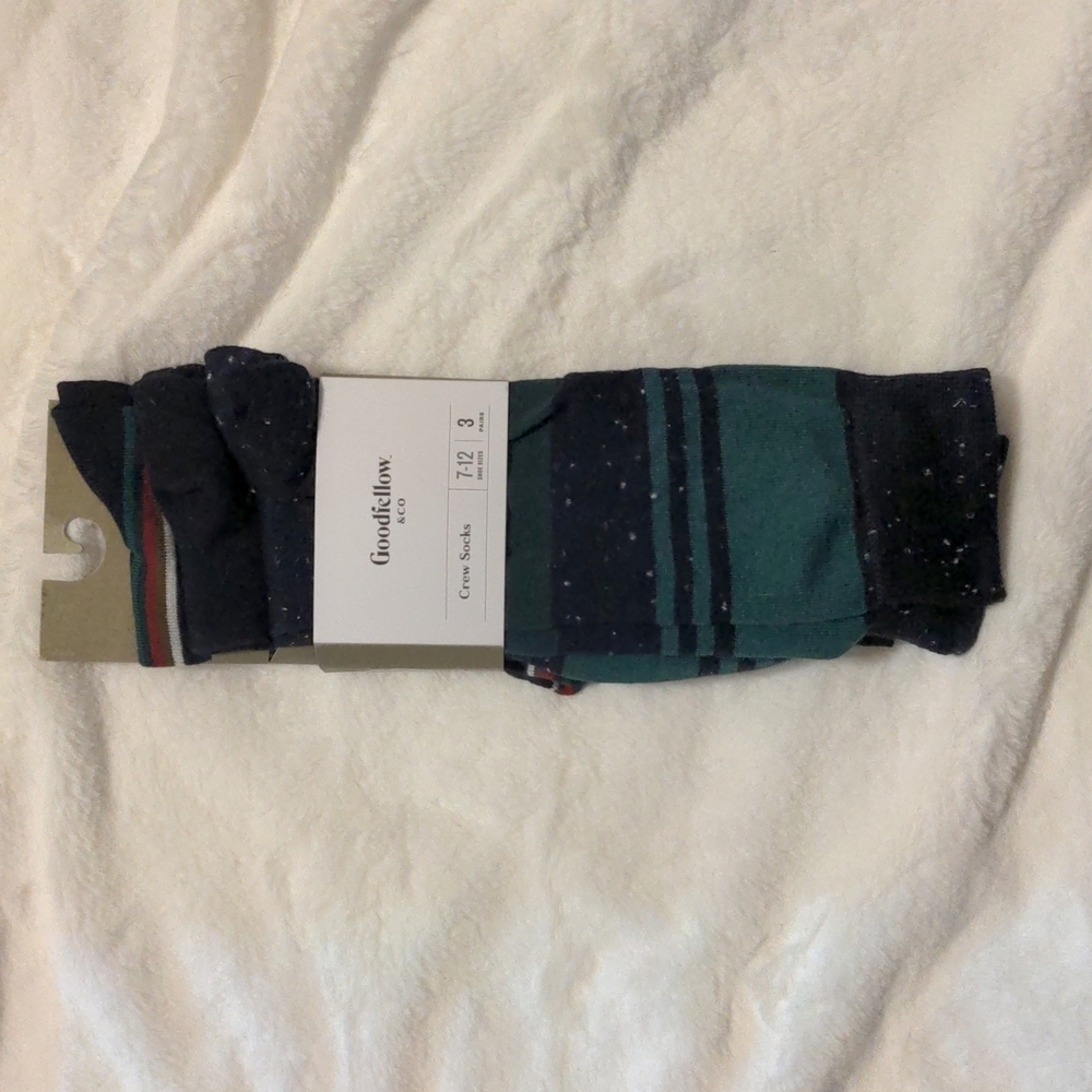 Goodfellow & Co Crew socks 3 pairs